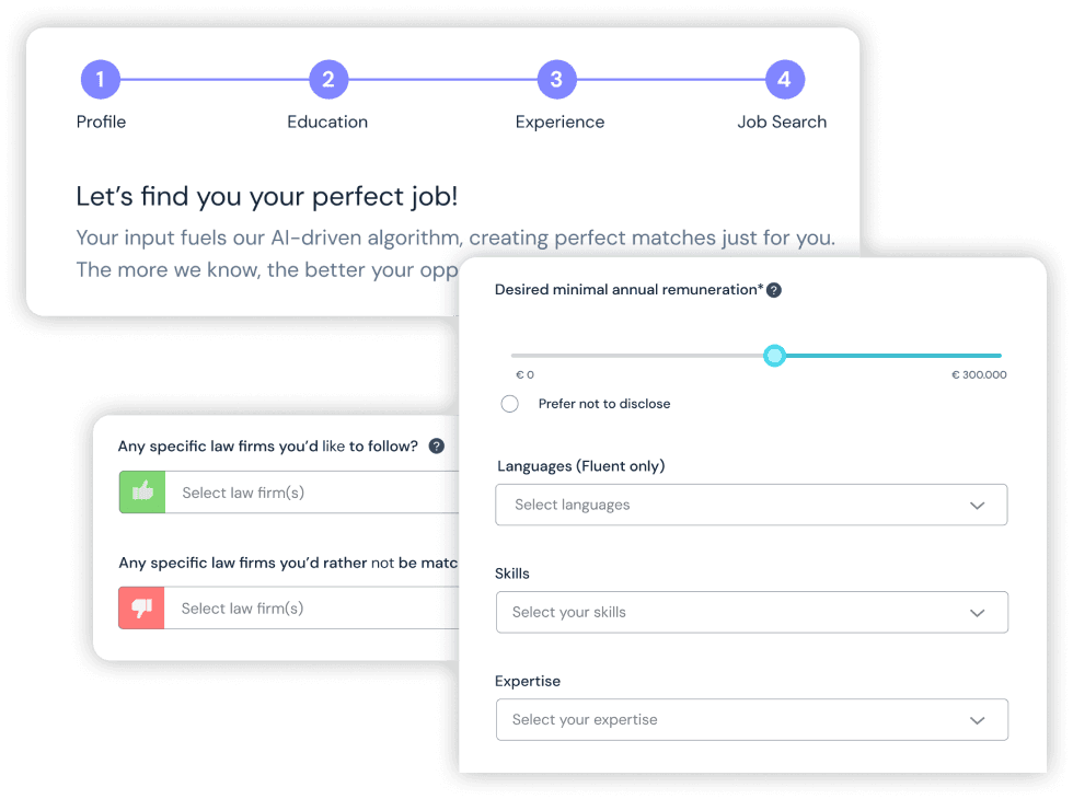 Join for free & get matched – 100% anonymous
